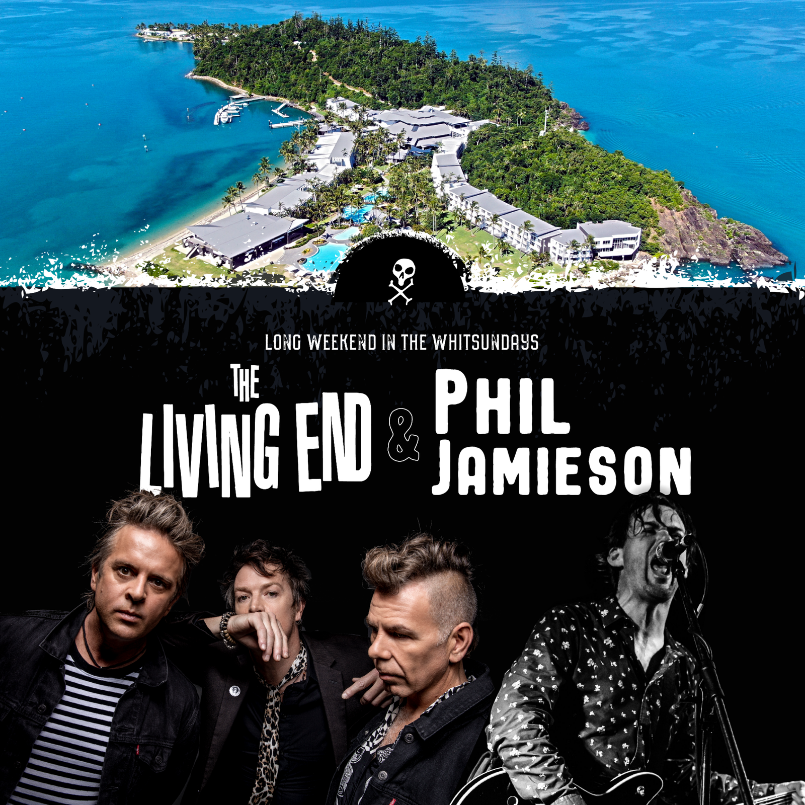 TLE and PJ poster Living End Phil Jamieson