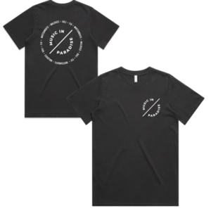 Music in Paradise Ladies T-Shirt (Faded Black)